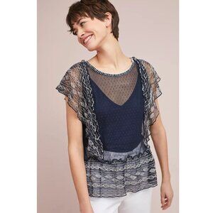 Anthropologie Maeve Sloane Dotted Top